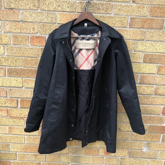 RARE Burberry Novacheck Jacket 3 in 1 - Jacket, Vest, Bomber Size 8 Black - Picture 10 of 16